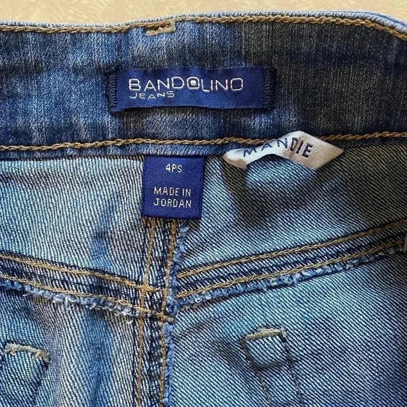 Bandolino Mandie Blue Jeans Size 4PS - Picture 8 of 9